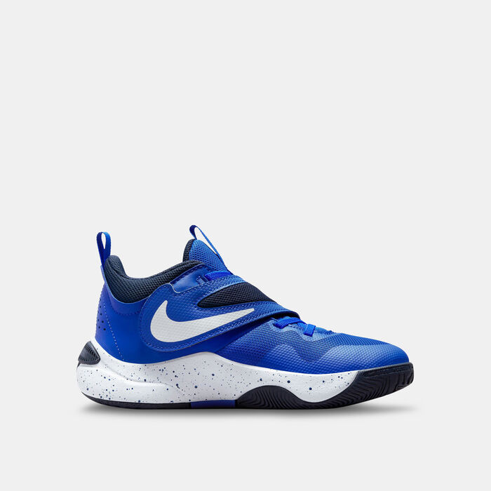 Nike Kids' Team Hustle D11 Basketball Shoe (Older Kids) Blue Nike Kids' Team Hustle D11 Basketball Shoe (Older Kids) Blue image number 1