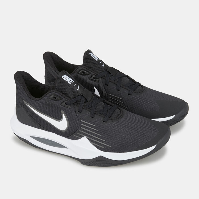 Nike Men's Precision V Shoe Black Nike Men's Precision V Shoe Black image number 2