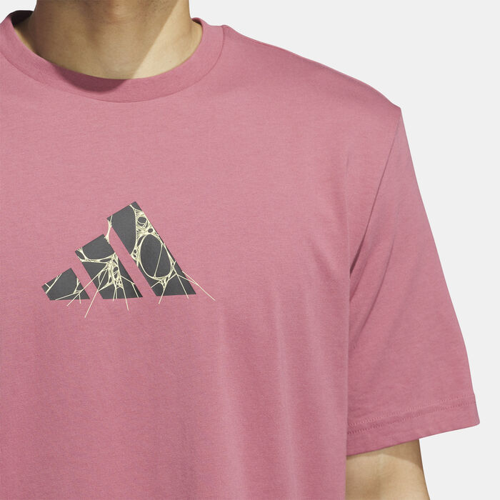adidas Men's Donovan Mitchell Foundation T-Shirt Red adidas Men's Donovan Mitchell Foundation T-Shirt Red image number 3