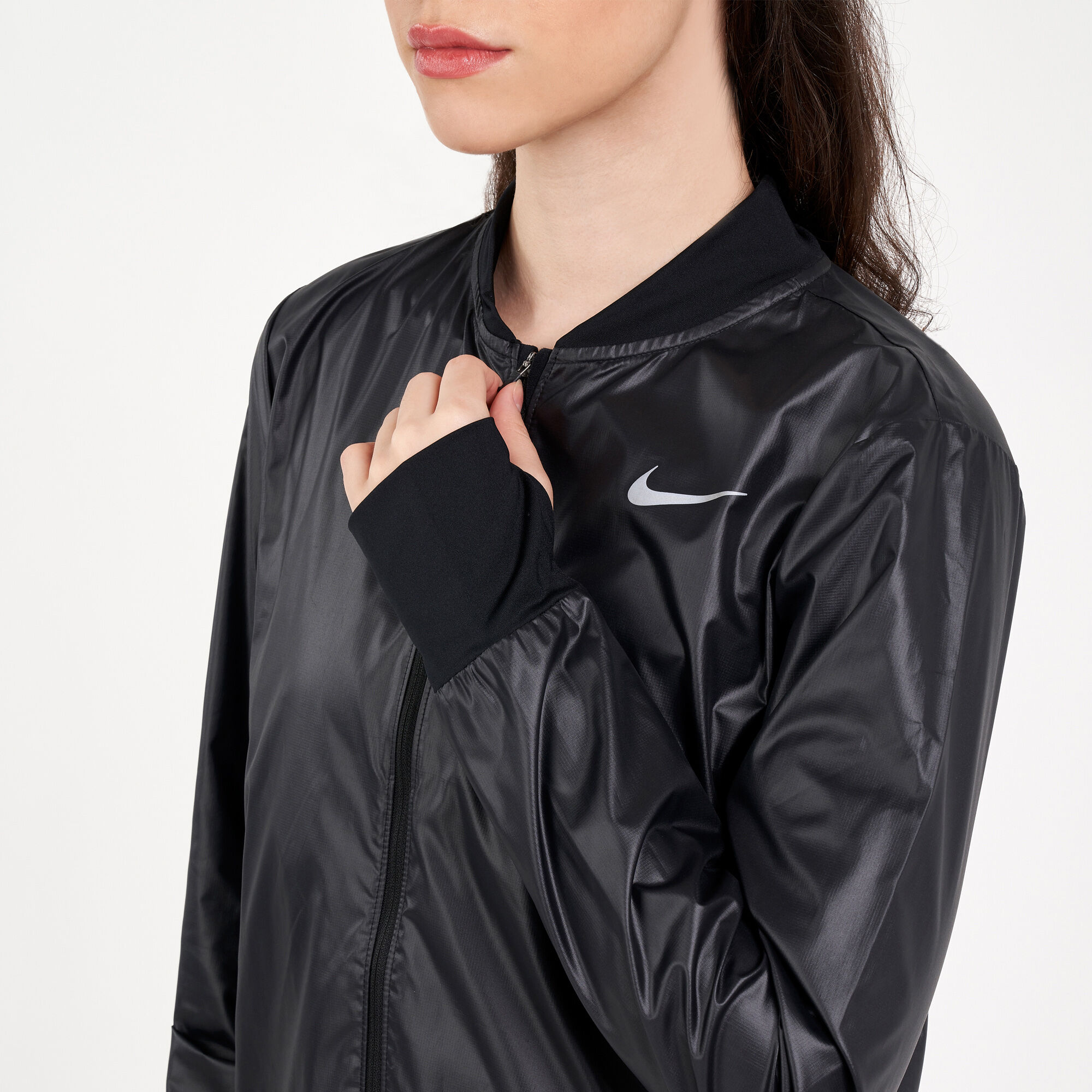 Nike women's full zip running jacket best sale