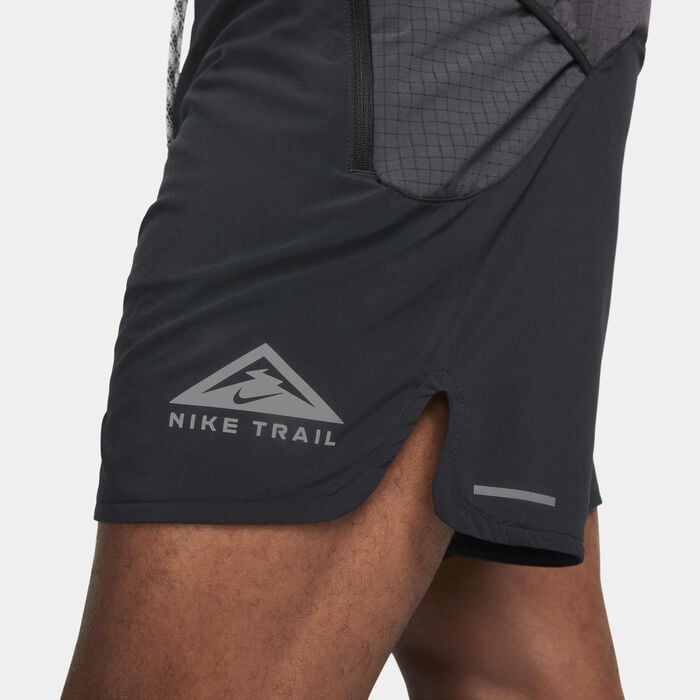 Nike Men's Trail Second Sunrise Dri-FIT Running Shorts Black Nike Men's Trail Second Sunrise Dri-FIT Running Shorts Black image number 5