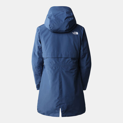 The North Face Women's Hikesteller Insulated Parka Jacket Blue The North Face Women's Hikesteller Insulated Parka Jacket Blue