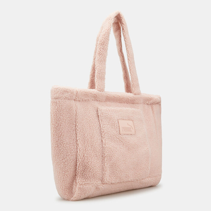 PUMA Women's Core Sherpa Tote Bag Pink PUMA Women's Core Sherpa Tote Bag Pink image number 2