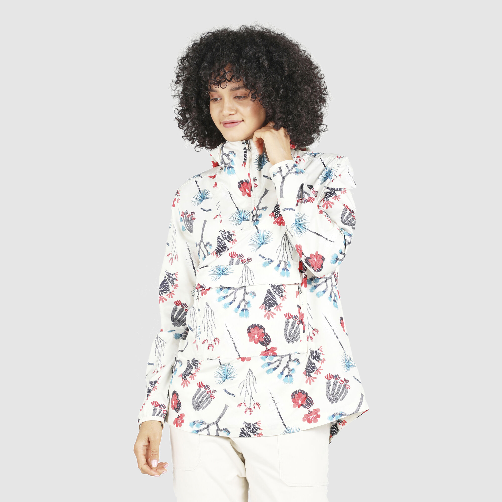 The north face women's printed fanorak outlet