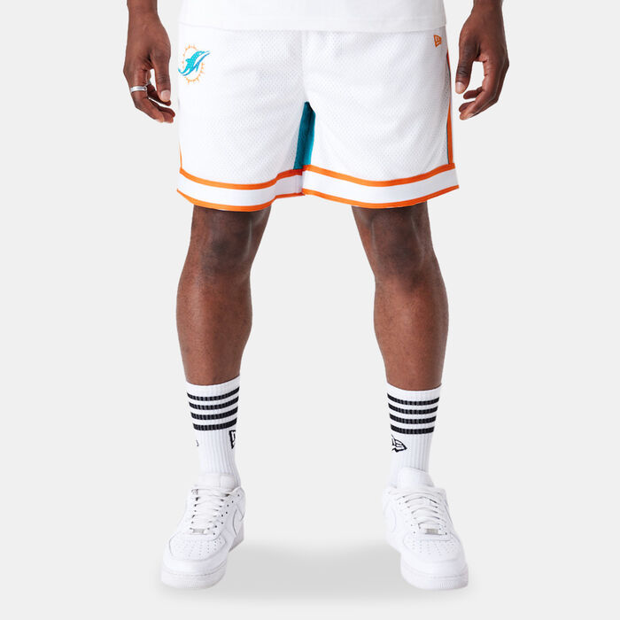 New Era Men's NFL Miami Dolphins Colourblock Shorts White image number 0