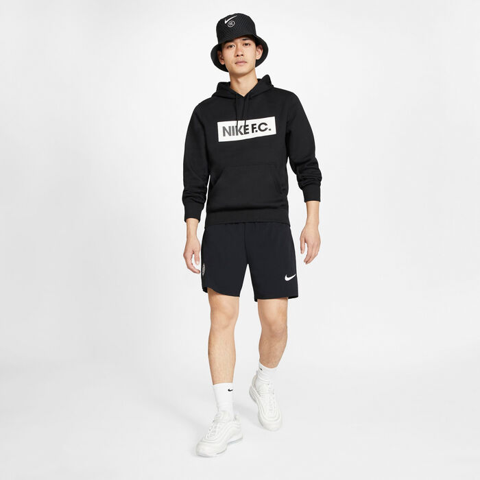 Nike Men's F.C. Essential Hoodie Grey Nike Men's F.C. Essential Hoodie Grey image number 2