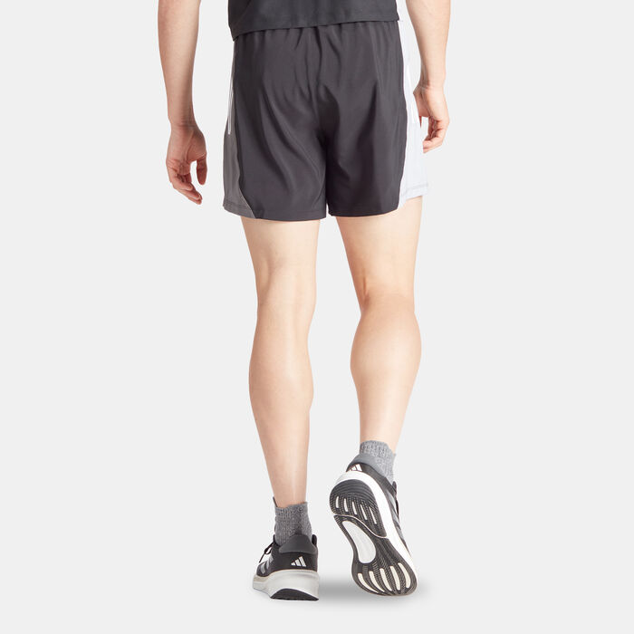 adidas Men's Own the Run Colorblock Running Shorts Black image number 1