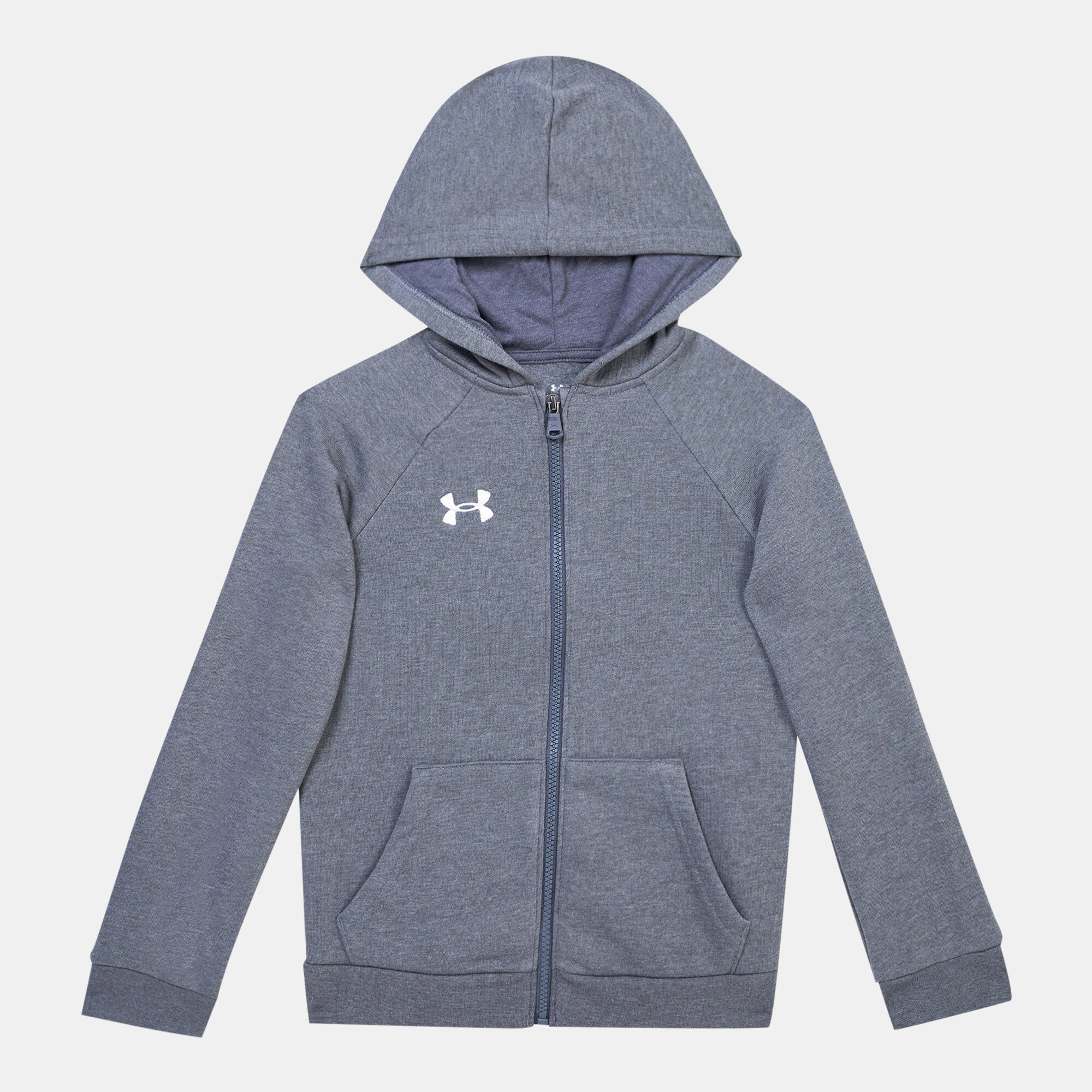 Kids Rival Fleece Training Hoodie Grey Under Armour in KSA SSS