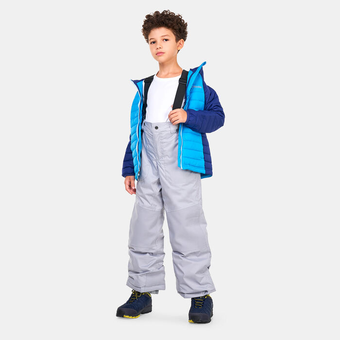Columbia Kids' Powder Turner™ Suspender Pants Grey Columbia Kids' Powder Turner™ Suspender Pants Grey image number 2