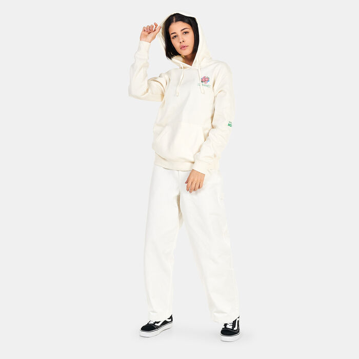Vans Women's Eco Positivity BFF Hoodie White Vans Women's Eco Positivity BFF Hoodie White image number 2