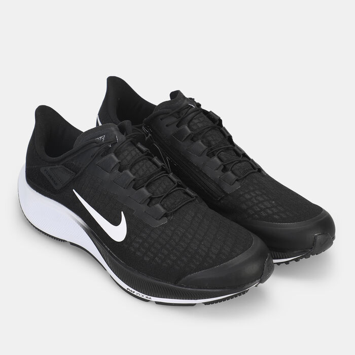Nike Men's Air Zoom Pegasus 37 FlyEase Shoe Black Nike Men's Air Zoom Pegasus 37 FlyEase Shoe Black image number 1