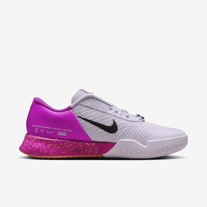 Nike Women's Court Vapor Pro 2 Premium Hard Court Tennis Shoes Purple Nike Women's Court Vapor Pro 2 Premium Hard Court Tennis Shoes Purple image number 2