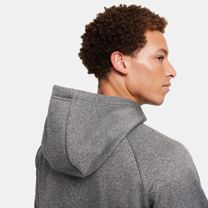 Nike Men's Therma-FIT Training Hoodie Grey Nike Men's Therma-FIT Training Hoodie Grey image number 5