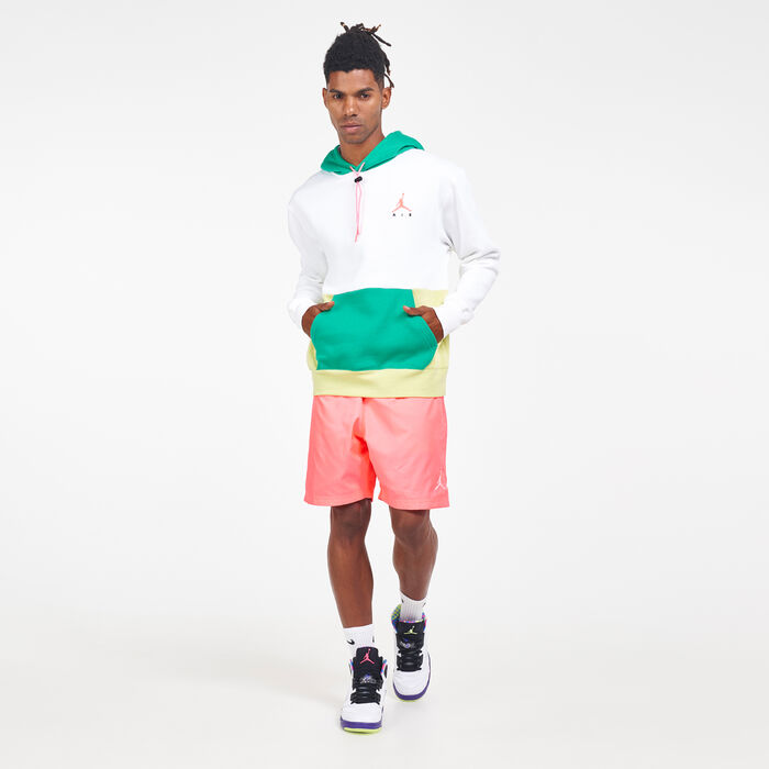 Jordan Men's Jumpman Poolside Shorts Orange Jordan Men's Jumpman Poolside Shorts Orange image number 2