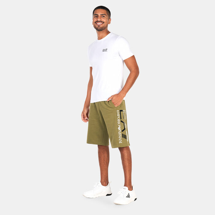 EA7 Emporio Armani Men's Big Logo Shorts Green EA7 Emporio Armani Men's Big Logo Shorts Green image number 2