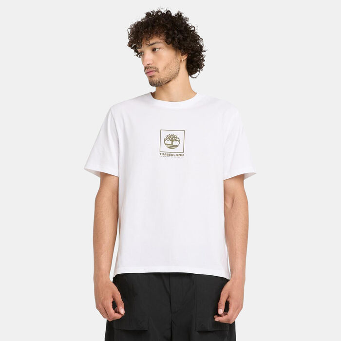 Timberland Men's Stack Camo T-Shirt White Timberland Men's Stack Camo T-Shirt White image number 0