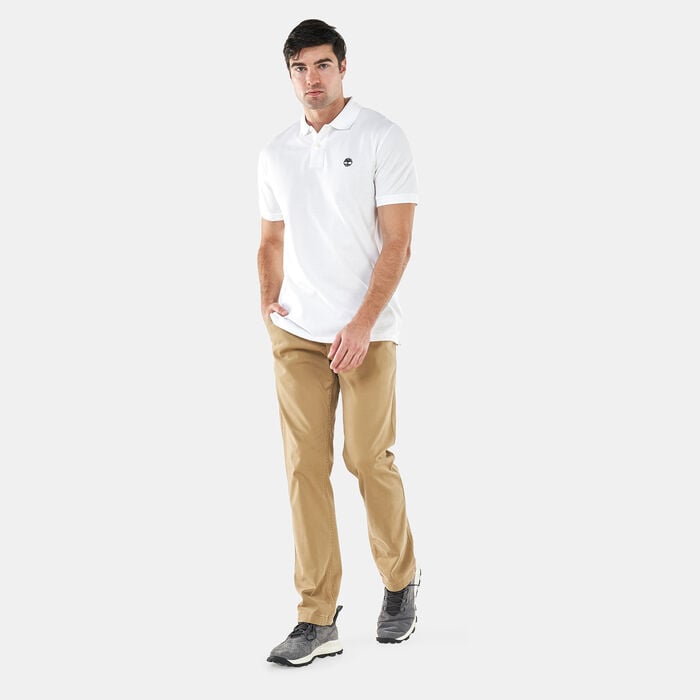 Timberland Men's Millers River Polo Shirt White Timberland Men's Millers River Polo Shirt White image number 2