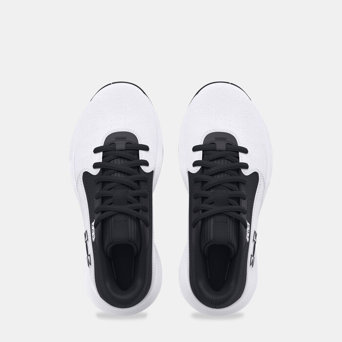 Under Armour Kids' Lockdown 7 Basketball Shoes White image number 4