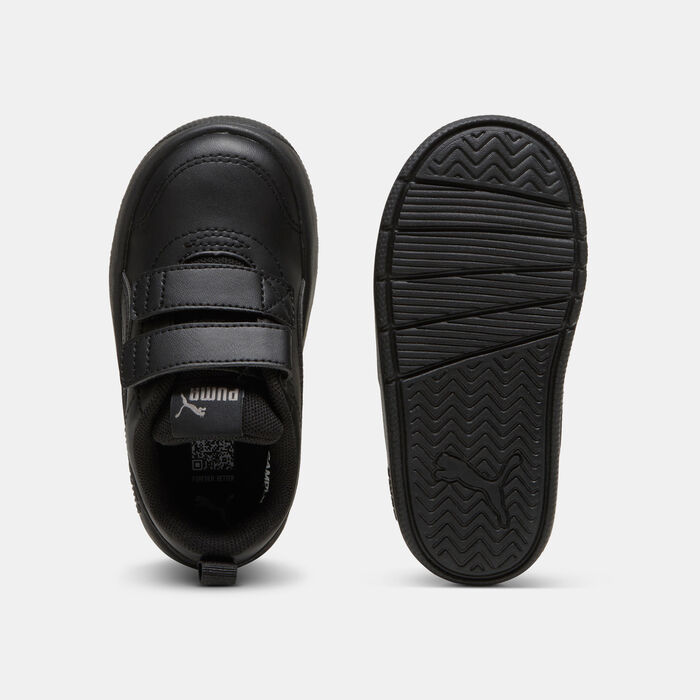 PUMA Kids' Courtflex v3 Velcro Shoes Black PUMA Kids' Courtflex v3 Velcro Shoes Black image number 3