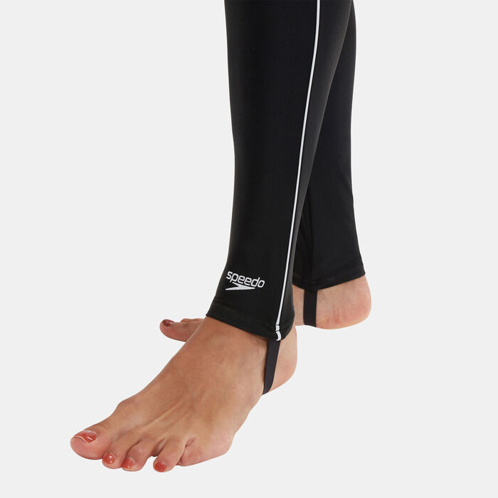 Speedo Women's Modest 3-Piece Swimming Set Black image number 3