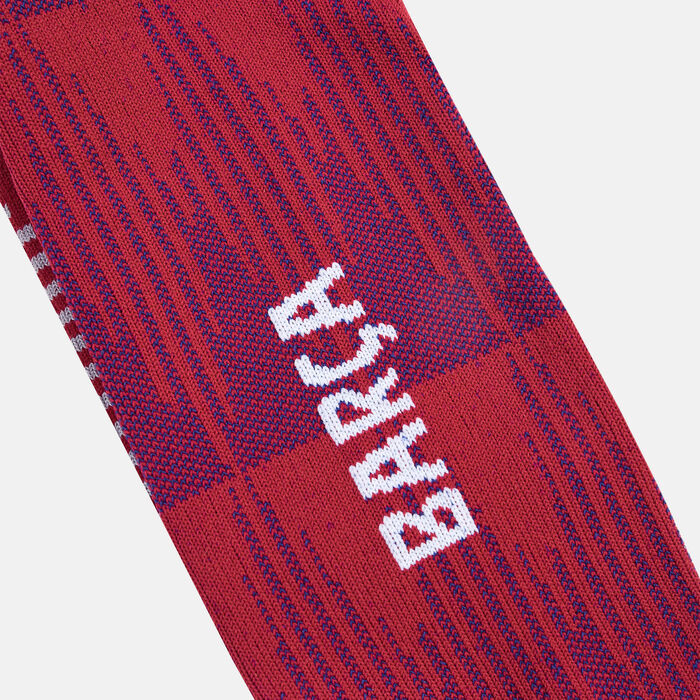 Nike Men's F.C. Barcelona Strike Home Over-The-Calf Football Socks Maroon Nike Men's F.C. Barcelona Strike Home Over-The-Calf Football Socks Maroon image number 1