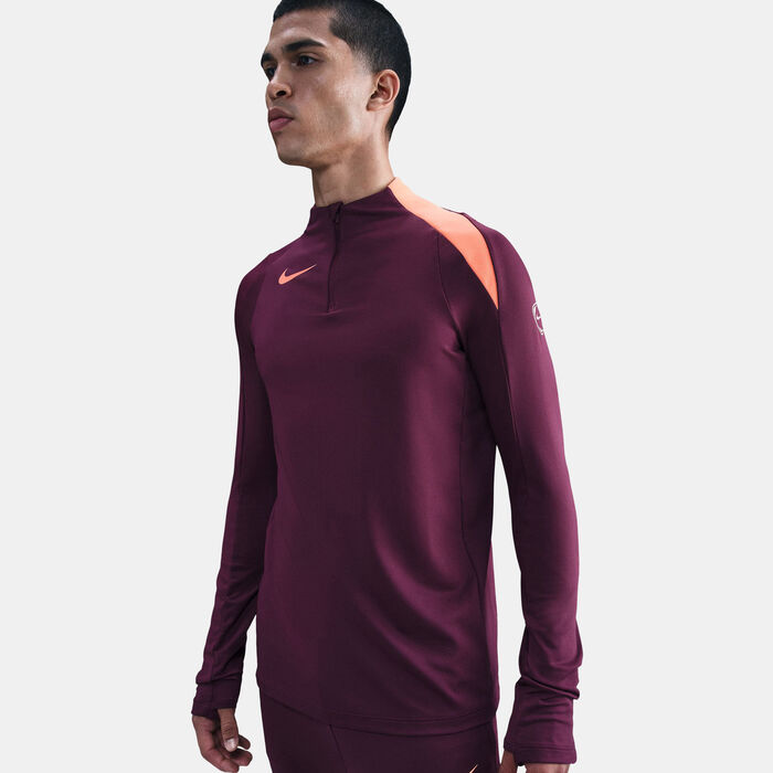 Nike Men's Strike Total 90 1/4-Zip Football Top Red Nike Men's Strike Total 90 1/4-Zip Football Top Red image number 3