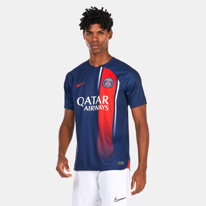 Nike Men's Paris-Saint Germain Dri-FIT Stadium Home Football Jersey - 2023/24 Blue Nike Men's Paris-Saint Germain Dri-FIT Stadium Home Football Jersey - 2023/24 Blue image number 0