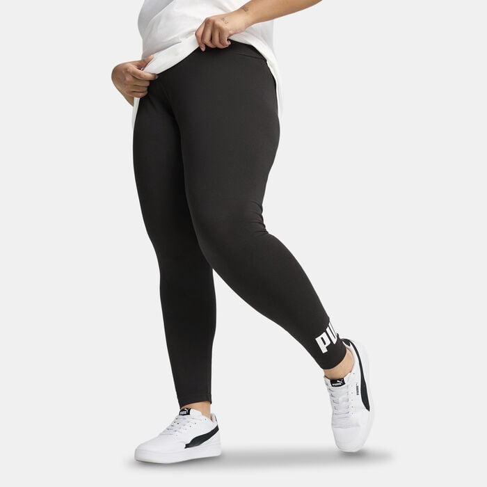 PUMA Women's Essentials No.1 Logo Leggings Black PUMA Women's Essentials No.1 Logo Leggings Black image number 0
