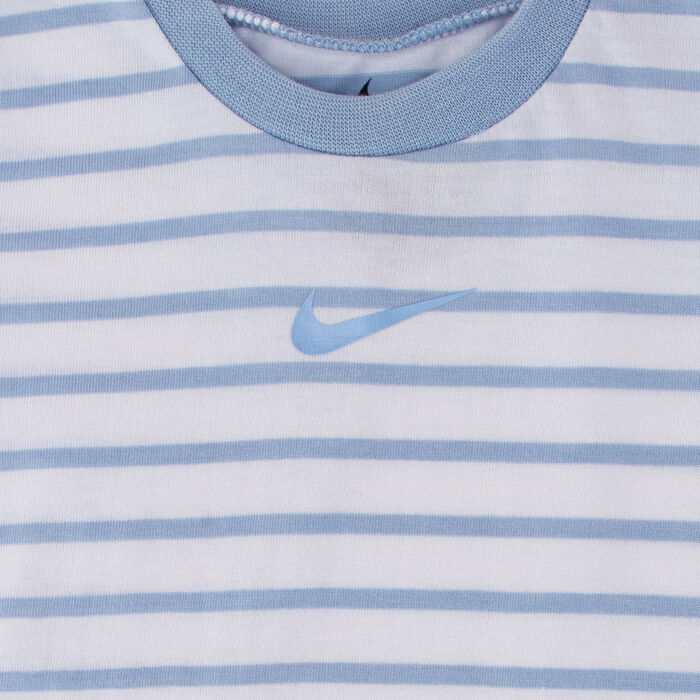 Nike Kids' French Terry Romper Set Blue Nike Kids' French Terry Romper Set Blue image number 2