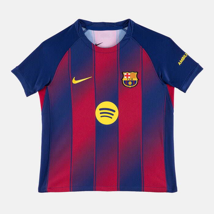 Nike Kids' FC Barcelona 25/26 Home Replica Football Kit Blue Nike Kids' FC Barcelona 25/26 Home Replica Football Kit Blue image number 1