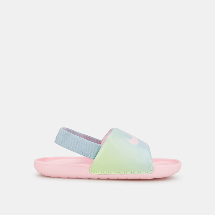Nike Kids' Kawa SE Slides Green Nike Kids' Kawa SE Slides Green image number 1