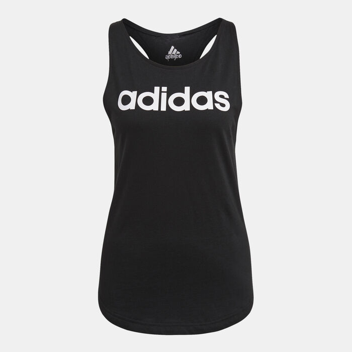 adidas Women's Essentials Loose Logo Tank Top Black image number 0