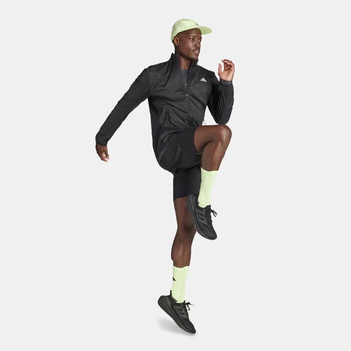 adidas Men's Ultimateadi Printed Running Jacket Black adidas Men's Ultimateadi Printed Running Jacket Black image number 2