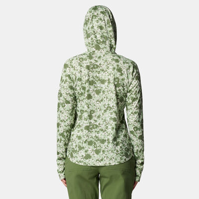 Columbia Women's Summit Valley Hiking Hoodie Green