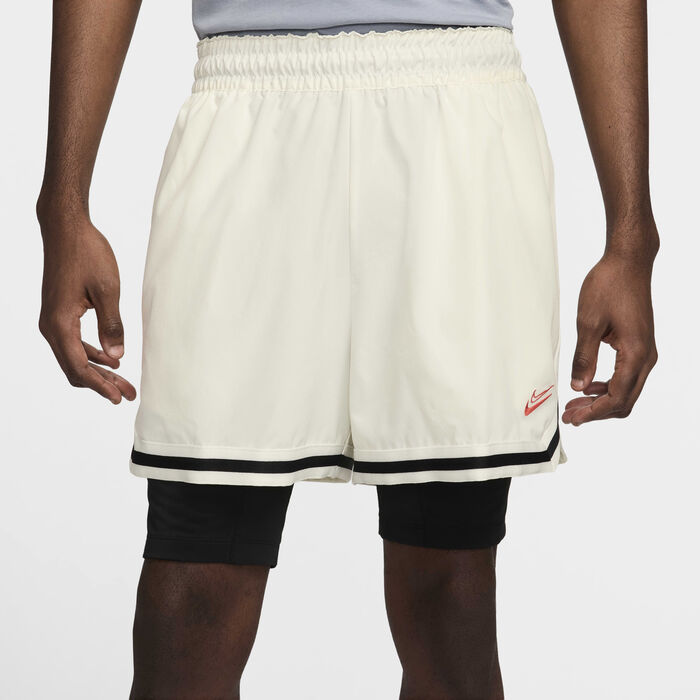 Nike Men's Kevin Durant DNA 2-in-1 Basketball Shorts Ivory Nike Men's Kevin Durant DNA 2-in-1 Basketball Shorts Ivory image number 1