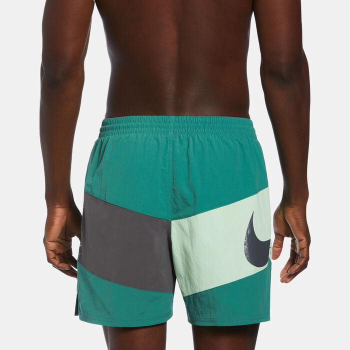 Nike Swim Men's Logo Swimming Shorts Green Nike Swim Men's Logo Swimming Shorts Green image number 1