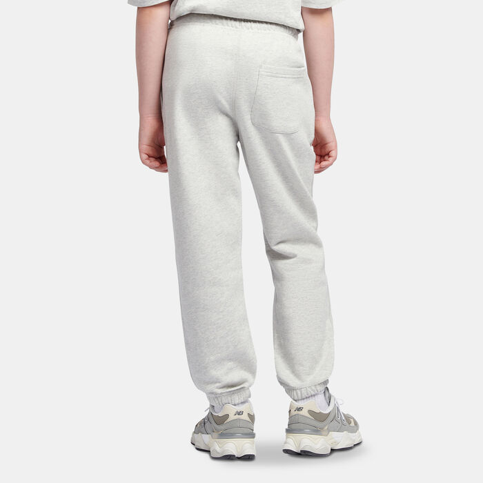 New Balance Kids' French Terry Small Logo Joggers Grey New Balance Kids' French Terry Small Logo Joggers Grey image number 1