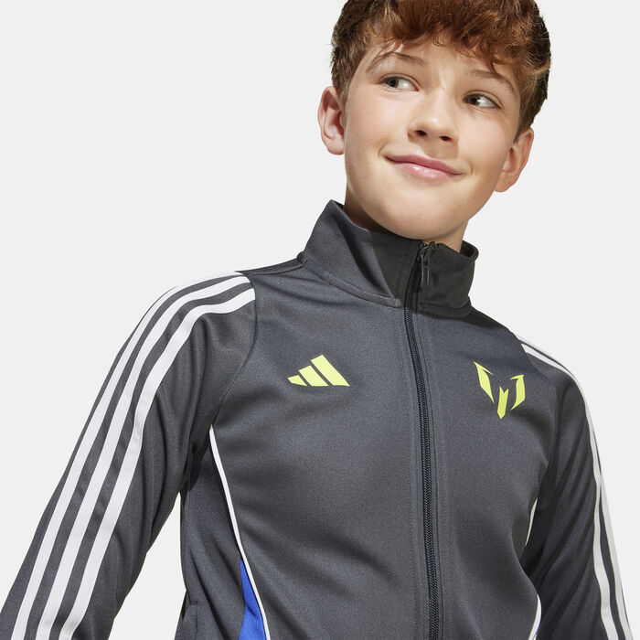 adidas Kids' Messi Jacket Grey adidas Kids' Messi Jacket Grey image number 4