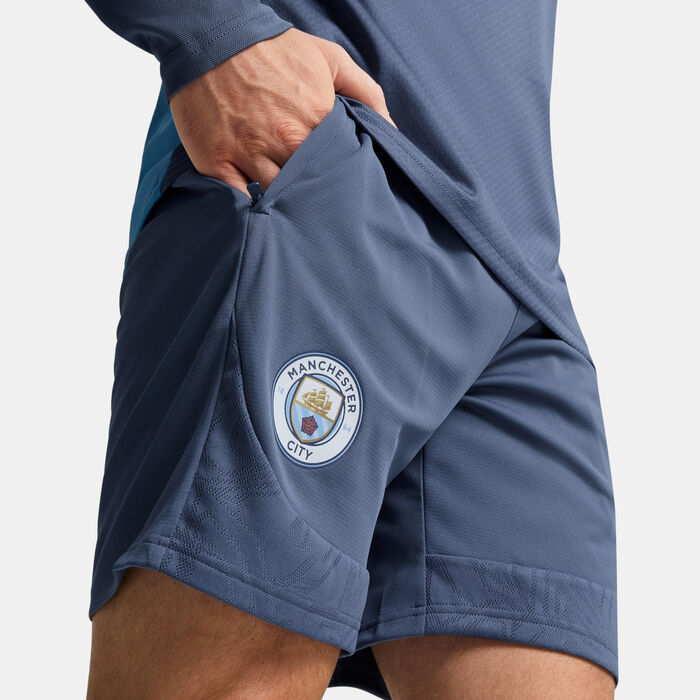 PUMA Men's Manchester City Training Football Shorts Blue image number 3