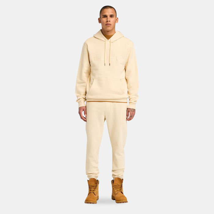 Timberland Men's Embroidery Tonal Hoodie Beige Timberland Men's Embroidery Tonal Hoodie Beige image number 2