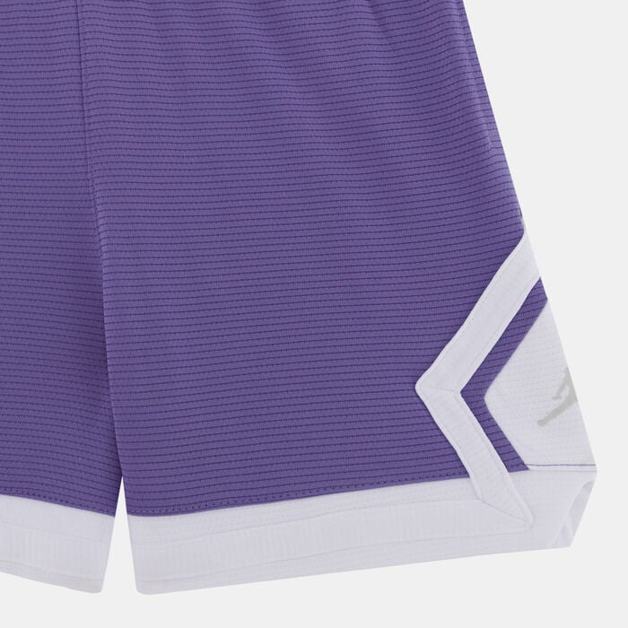 Jordan Kids' Dri-FIT MJ Diamond Shorts Purple Jordan Kids' Dri-FIT MJ Diamond Shorts Purple image number 2