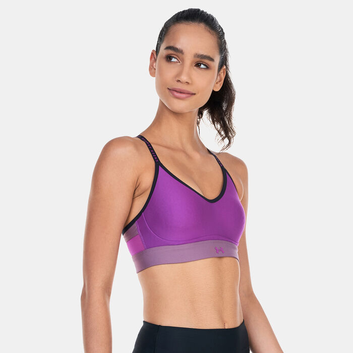 Under Armour Women's Infinity Covered Sports Bra Purple image number 0
