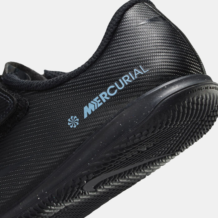Nike Kids' Mercurial Vapor 16 Club Indoor Court Football Shoes Black Nike Kids' Mercurial Vapor 16 Club Indoor Court Football Shoes Black image number 5