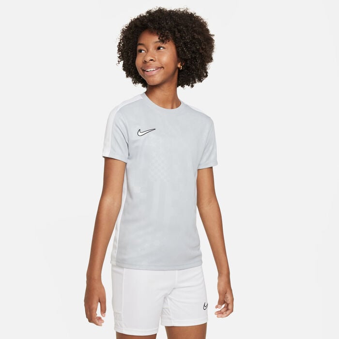 Nike Kids' Dri-FIT Academy Football Top Grey Nike Kids' Dri-FIT Academy Football Top Grey image number 0