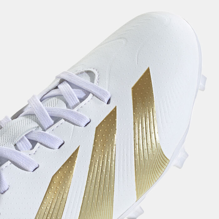 adidas Kids' Predator League Firm Ground Football Shoes White image number 5