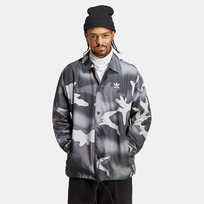 adidas Originals Men's Graphics Camo Coach Jacket Black adidas Originals Men's Graphics Camo Coach Jacket Black image number 0