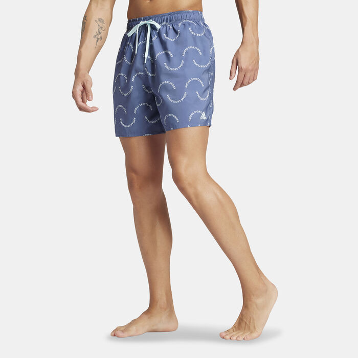 adidas Men's Wave Logo CLX Swimming Shorts Black adidas Men's Wave Logo CLX Swimming Shorts Black image number 0