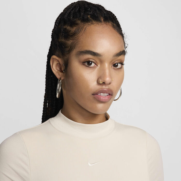 Nike Women's Sportswear Chill Bodysuit Beige Nike Women's Sportswear Chill Bodysuit Beige image number 2