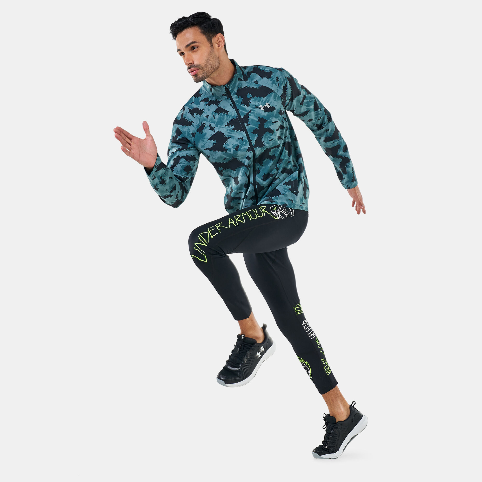 Buy Under Armour Men s UA Storm Launch 3.0 Printed Jacket Blue in