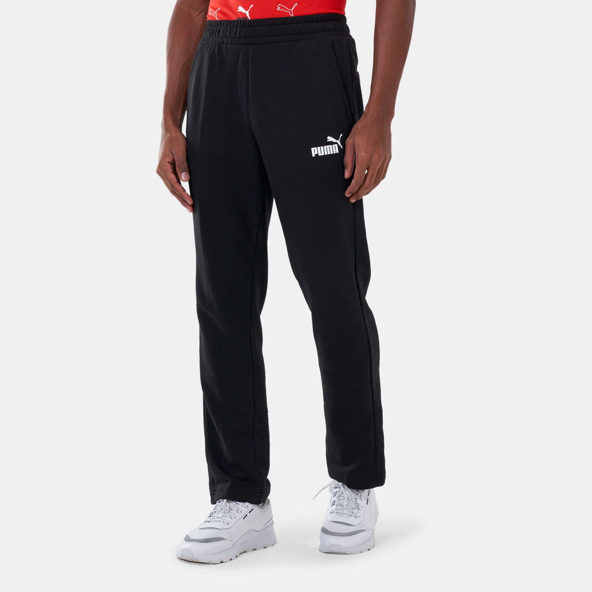 Puma essential logo sweatpants outlet